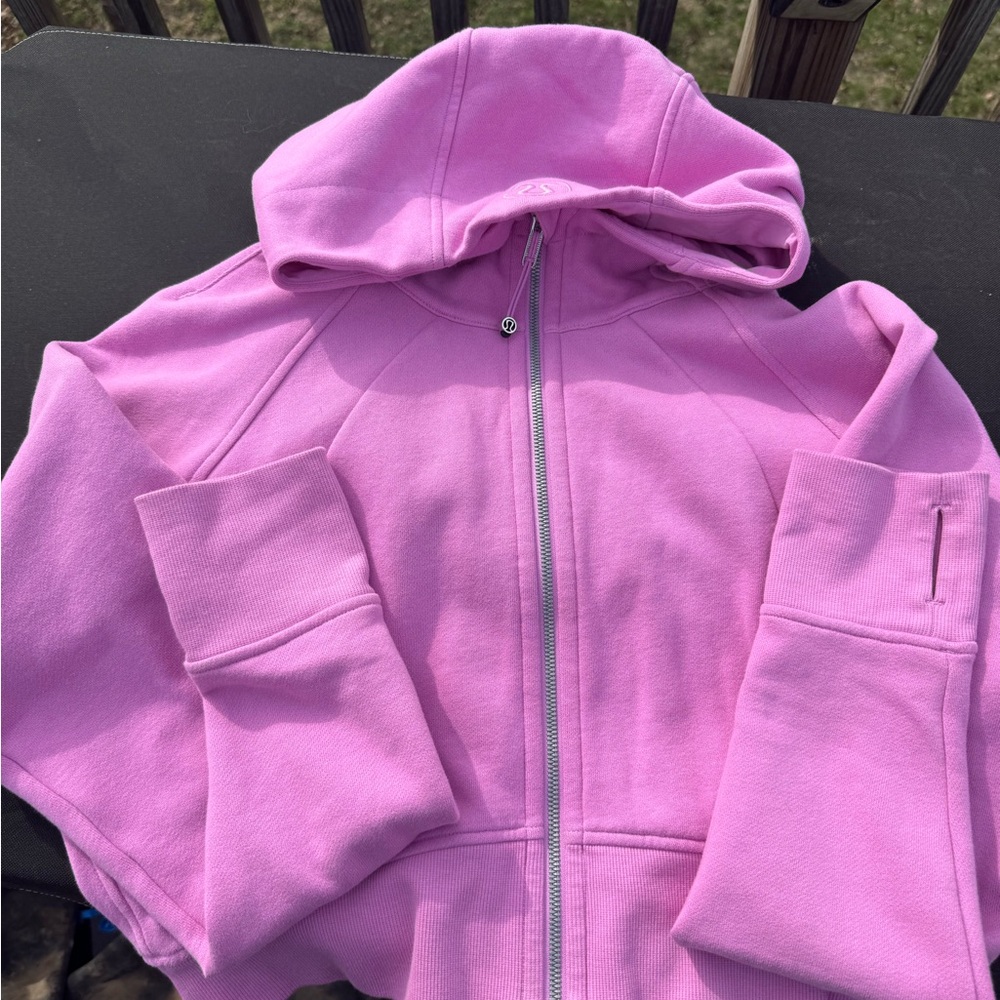 Lululemon Lilac Scuba Oversized Full-Zip Hoodie